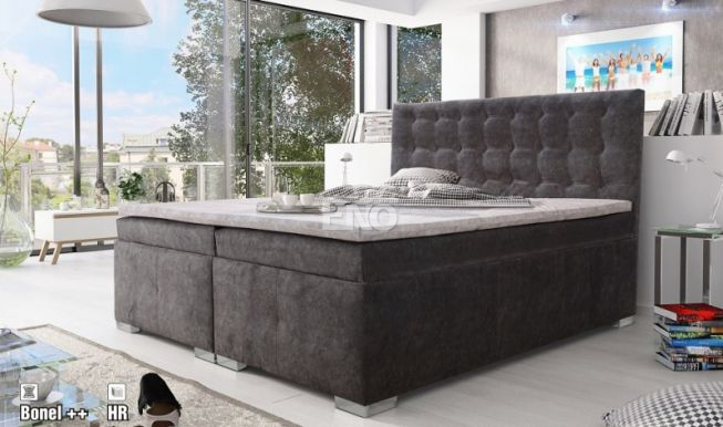 Boxspring Miami - 140x200 s úložným priestorom + topper