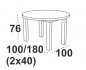 Jídelní stůl Poli 4 - rozměry